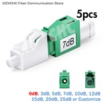 5pcs LC/APC-LC/APC Male to Female Attenuators (0, 1 to 20dB)/Plug-in type /Fiber Optical