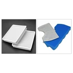 2Pcs Vacuum Cleaner Dust Filter Hepa Filter For Samsung Sc4300 Sc4470 White & 5Pcs Filter & Hepa Filter Replacement
