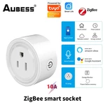 Pcabs Socket Outlet Adapter Easier Timing/countdown Function For Alexa Google Assistant Smart Home Tuya Zigbee Socket Outle