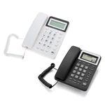 TSD813 Fixed Telephone Stylish Home and Office Telephone Set Fixed Landline with Caller ID LCD Display Voice Answering