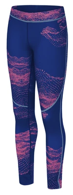 Rózsaszín-kék női mintás funkcionális leggings Hannah Monety