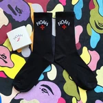 NOAH Cross Letter Embroidered Mid Tube Socks American High Quality Men's Women's Fashion Brand Casual Sports Cotton Socks