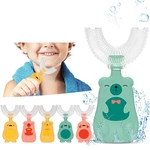 Baby Toothbrush Children 360 Degree U-shaped Toothbrush Teethers Soft Silicone Baby Brush Kids Teeth Oral Care Cleaning 1pc