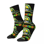 Men's Socks Hip Hop Moto-Gp Rossi-Speed Racing Sock Polyester Motocross High Quality Women Socks Spring Summer Autumn Winter