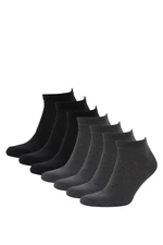 DEFACTO Men's Cotton 7-Pack Short Socks