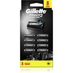 Gillette Mach3 Charcoal náhradné žiletky 8 ks