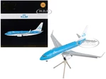 Boeing 737-700 Commercial Aircraft with Flaps Down "KLM Royal Dutch Airlines" Blue with White Tail "Gemini 200" Series 1/200 Diecast Model Airplane b