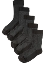 Ponožky s mažetou (5 ks) s bio bavlnou