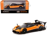 Pagani Zonda Revolucion Arancio Saint Tropez Orange and Black "Global64" Series 1/64 Diecast Model by Tarmac Works