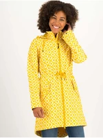 Yellow Womens Patterned Softshell Coat Blutsgeschwister - Women
