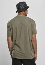 Oversize Melange Tee dark green melange