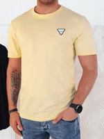 Basic Men's Yellow T-Shirt Dstreet