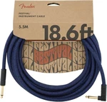Fender Festival Series Modrá 5,5 m Rovný - Zalomený Nástrojový kábel