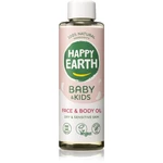 Happy Earth 100% Natural Face & Body Oil for Baby & Kids tělový olej pro suchou a citlivou pokožku 150 ml