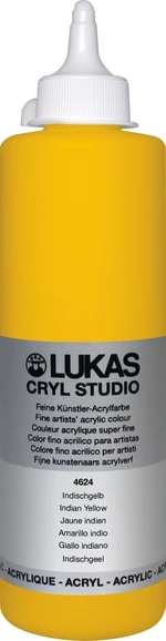 Lukas Cryl Studio Acrylic Paint 500 ml Indian Yellow Pintura acrílica