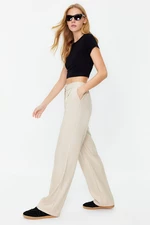 Trendyol Mink Straight/Straight Fit Woven Trousers