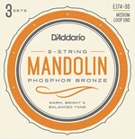 D'Addario EJ74-3D Cuerdas para mandolina