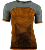 Men's T-shirt UYN Running Alpha OW - orange-grey, S