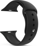 4wrist Silikonový řemínek pro Apple Watch - Černý 38/40/41 mm - S/M