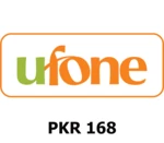 Ufone 168 PKR Mobile Top-up PK