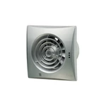 Koupelnový ventilátor se zpětnou klapkou VENTS 100 QUIET Aluminium 1010300