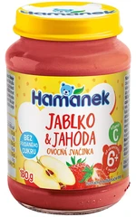 HAMÁNEK Jahoda ovocná svačinka bez přidaného cukru 180 g