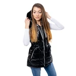 Women's quilted vest GLANO - black