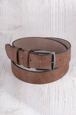 Polo Air Men's Leather Belt Line Patterned Mink Color