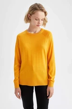 DEFACTO Relax Fit Crew Neck Pullover