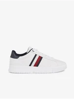 White Men's Leather Sneakers Tommy Hilfiger - Men