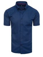 Dark blue men's short sleeve Dstreet shirt