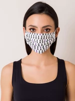 White protective mask with pineapple
