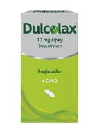 Dulcolax 10 mg 6 čípků