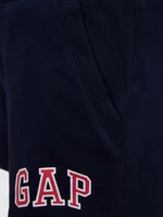 Navy blue tracksuit shorts with GAP logo