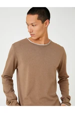 Koton Basic Knitwear Sweater Crew Neck Long Sleeved