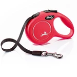 FLEXI New Classic vodítko pro psy pásek červená 1 ks, Velikost vodítka: XS - 3 m