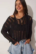 Happiness İstanbul Sweater - Black - Regular fit