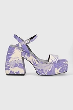 Sandály Pinko Fantine fialová barva, 100655 A0O6 NY0