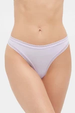 Tangá Calvin Klein Underwear fialová farba, 000QD3763E