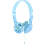 onanoff Travel  detské #####On Ear Headset na ušiach zložiteľná, Headset, obmedzenie hlasitosti modrá