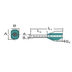 Weidmüller 9037310000 dutinka 1.5 mm² čiastočne izolované červená 100 ks