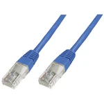 Digitus DK-1511-010/B RJ45 sieťové káble, prepojovacie káble CAT 5e U/UTP 1.00 m modrá  1 ks