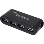 LogiLink UA0085 4 porty USB 2.0 hub  čierna