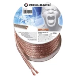 Oehlbach 101 kábel k reproduktoru  2 x 1.50 mm² priehľadná 10 m