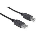 Manhattan #####USB-Kabel USB 2.0 #####USB-A Stecker, #####USB-B Stecker 1.00 m čierna