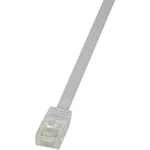 LogiLink CF2031U RJ45 sieťové káble, prepojovacie káble CAT 6 U/UTP 1.00 m biela veľmi flexibilné 1 ks