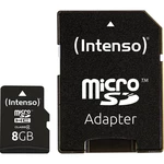 Intenso  pamäťová karta micro SDHC 8 GB Class 4 vr. SD adaptéru