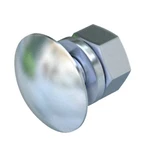 OBO Bettermann FRS 8X25 F 6406998 plochá okrúhla skrutka 8 mm 25 mm     ocel pozinkované žiarom 50 ks