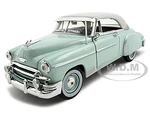 1950 Chevrolet Bel Air Green with Cream Top 1/24 Diecast Model Car by Motormax