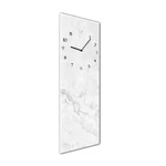 Nástenné hodiny Styler Glassclock Marble, 20 × 60 cm